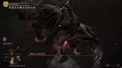 Beating Maliketh at Level 1 while im evil