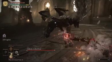 Beating Maliketh at Level 1 while im evil