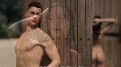 The East Block 3D Girlfriend almost catches her boyfriend jerking his big dick watching a hot beach babe Episode 33