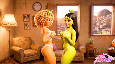 Baile Funk After Party Lesbians Naked asses eat pussy Favela hardcore female orgasm