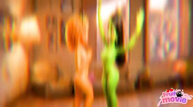 Baile Funk After Party Lesbians Naked asses eat pussy Favela hardcore female orgasm