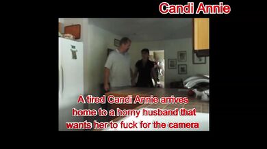 Sexy MILF Candi Annie gets hard-core fucked in the kitchen