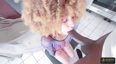 Slow burn single take big cock French beauty tears up that tight throat