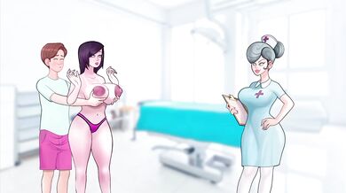 Nurse milking my big dick until I choke on my own cum