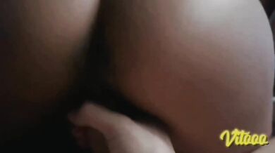 I sit on my boyfriend's big dick until his massive cumshot paints us both
