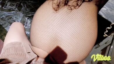 She shoves fingers deep fingers inside her dripping cunt while boyfriend strokes his big thick cock