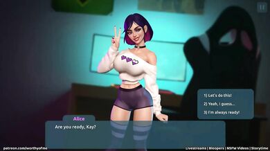 Twitch Thot Gets Destroyed in Hentai Porn Game Review