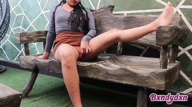Latina POV alone solo masturbation banana in pussy drinking sensually