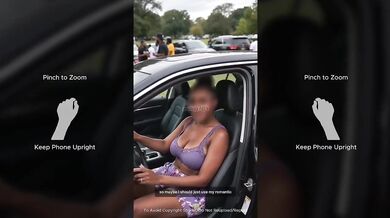 Married ebony wife begs stranger for throbbing cock at block party