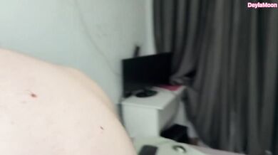 Hungry redhead stepsister’s big natural tits ruined by thick cock