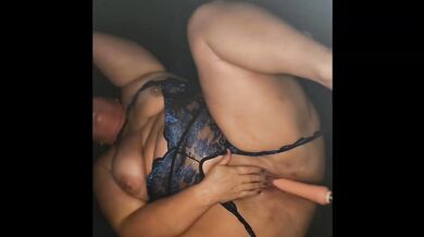 Pawg milf BBW gushing on a fuck machine alone