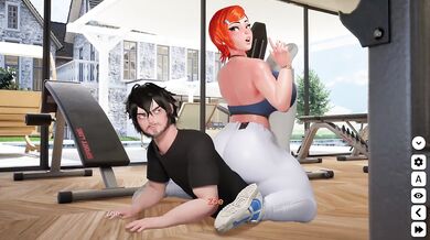 Raven Gets a Big dick stuffed in her tight pussy while Gaming in Mansion