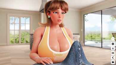 MILF Debbie straddles big dick then gushes cumshots in mansion palace