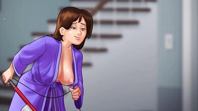 Summertime Saga game play ep11 big boobs big ass walkthrough cumming all over the screen