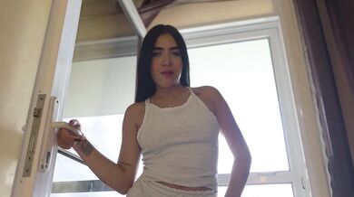 Horny stepdad doesn't forgive his cute stepdaughter