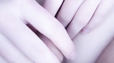 Dick rubbing against a narrow virgin pussy