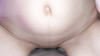 I fucked the neighbor while her boyfriend was away - she's thrilled with every drop of cum