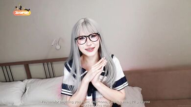 Shy Japanese Schoolgirl Fucks Teacher for the First Time - amazon, creampie, asian teen