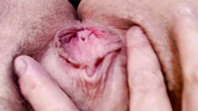 Little Tight Hairy Pussy Close up