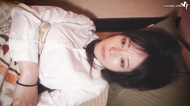 Insert a vibrator! It was cute lying in a kotatsu, so I inserted a thick and hard one. So, how are we going to play today? (Japan, amateur, selfie)