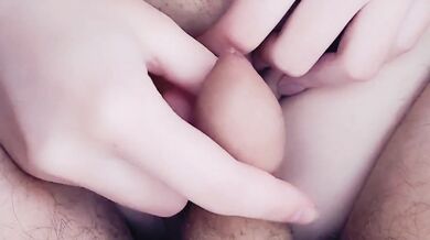 VIRGIN COCK AND VIRGIN PUSSY HAVE FUN BY RUBBING