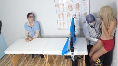 Stepmother takes stepdaughter to the gynecologist for the first time!