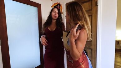 Taboo Thanksgiving Breeding Ceremony! Squirt Slut Gets Double Stuffed - Chloe Kreams, Steve Rickz