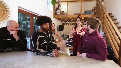 Taboo Thanksgiving Breeding Ceremony! Squirt Slut Gets Double Stuffed - Chloe Kreams, Steve Rickz