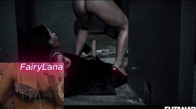 Asian Trans Fucks Girl -grows a dick - Cums all over - Creampie