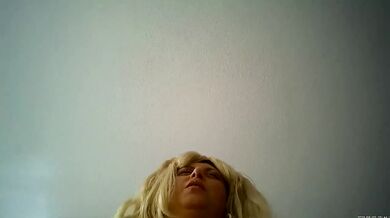 Stepdaughter rides her stepdad's cock raw and dripping