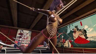 Bondage al aire libre ruined by shibari bdsm