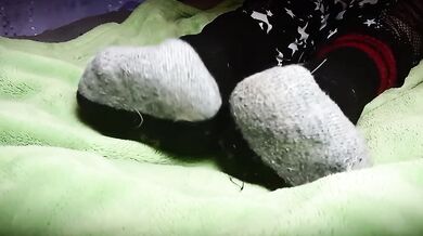 Red Heel Footjob Destroyed Gushing Cum on Her Smelly Soles