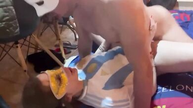 Cum in her mouth Argentina amateur rough sex deep throat sloppy