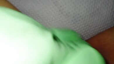 Warty Gloved Girl Climaxes Alone Whimpering