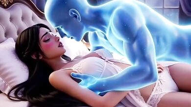 Lonely Beauty Fucked Raw by Haunting Handsome Ghost