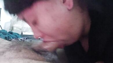voracious latina ASMR POV blowjob deep throat gagging sloppy wet rough