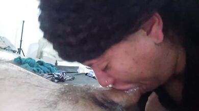 voracious latina ASMR POV blowjob deep throat gagging sloppy wet rough