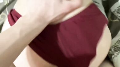 Student's tight wet pussy destroyed in raw doggy style fucking