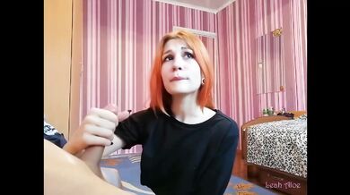 Tattooed Teen Redhead Blowjob Skills Destroyed My Load