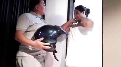 Grateful pussy ruined by greedy latina tongue in rough lesbian blowjob
