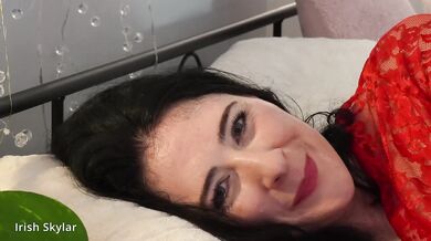 Her Irish accent begs to be bred deep in this dildo ride POV