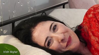 Her Irish accent begs to be bred deep in this dildo ride POV