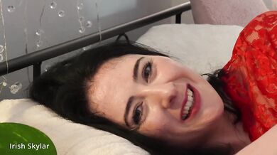 Her Irish accent begs to be bred deep in this dildo ride POV