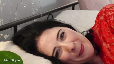 Her Irish accent begs to be bred deep in this dildo ride POV