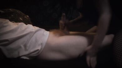 Tiny Goth Girl Gets Fingered And Pounded With Daddy's Big Thick Cum
