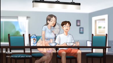 Tina destroyed gushing cumshot MILF hardcore in Summertime Saga 0.20.16