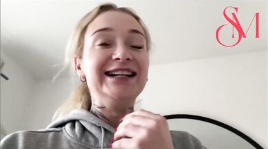 Window cleaner Sophia fingered till she cried on the window sill