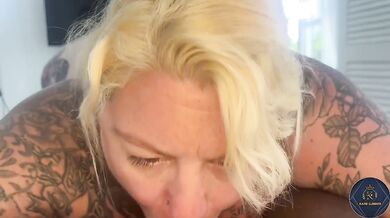 British BBW Destroys USA BBC Dick with Her Fat Milf Cream