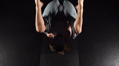 Bend Over Deep Yogic Surrender to Blissful Release