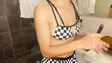 Party slut gets stuffed before the club you fucking whore
